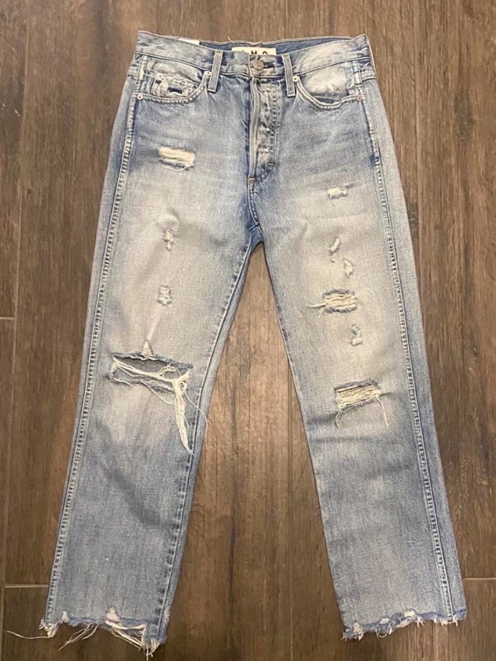 Amo Women’s LOVERBOY Retro W/ Destroy Denim Jeans s